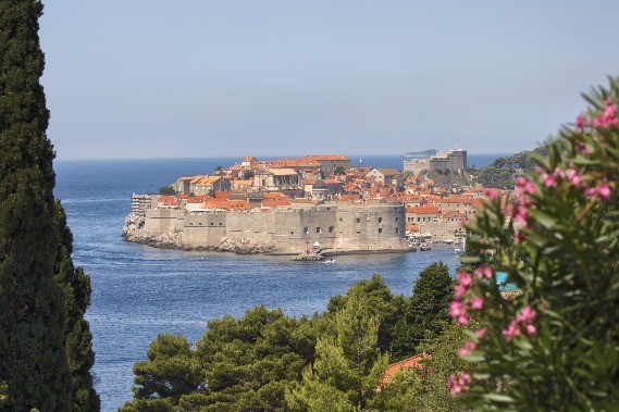 walls in Dubrovnik city