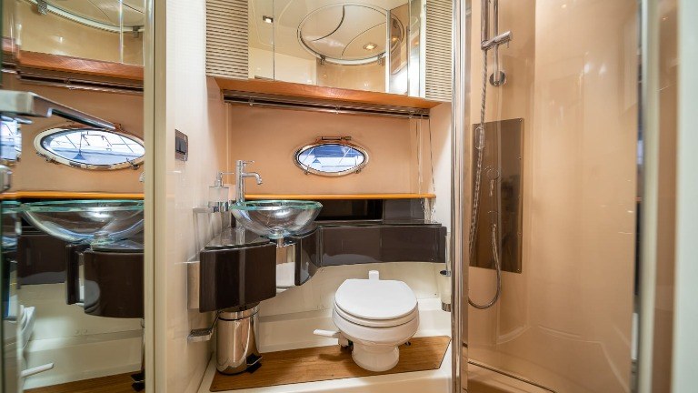 second toilet in Atlantis boat